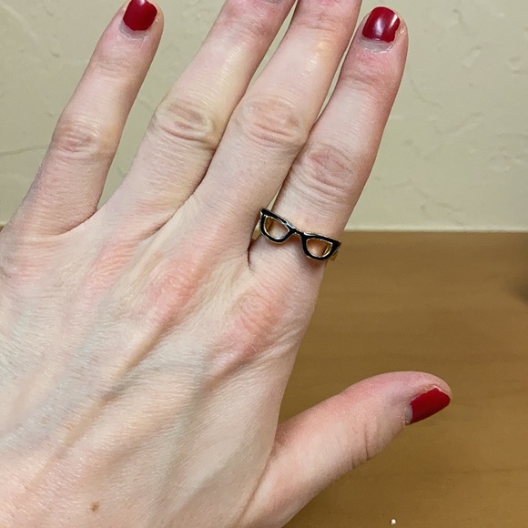 Kate Spade “glasses” ring size 8